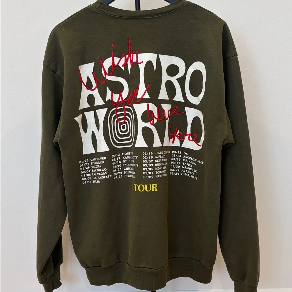 Astroworld Wish You Were Here Tour Crewneck